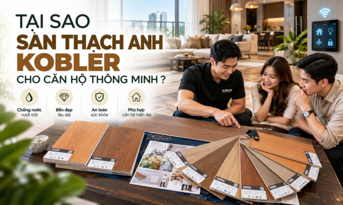 sàn thạch anh Kobler cho căn hộ thông minh